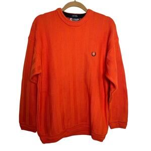 Vintage Chaps Ralph Lauren Men’s Bone Knit Crew Neck Sweater 100% Cotton Size M